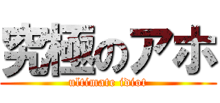 究極のアホ (ultimate idiot)