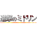 進撃のミドリン (attack on titan)