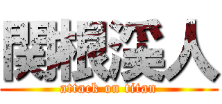 関根渓人 (attack on titan)
