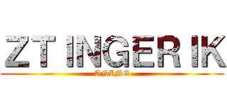 ＺＴＩＮＧＥＲＩＫ (ANIME)