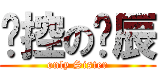 姊控の昰辰 (only Sister)