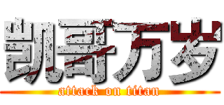 凯哥万岁 (attack on titan)