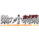 梁の小刺菊 (attack on chrysanthemum)