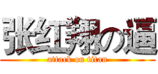 张红翔の逼 (attack on titan)