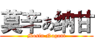 莫辛ぁ纳甘 (Mosin Nagant)