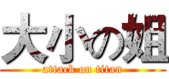 大小の姐 (attack on titan)