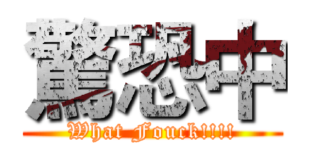 驚恐中 (What Fouck!!!!)