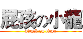 屁孩の小龍 (attack on titan)
