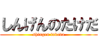 しんげんのたけだ (shingen takeda)