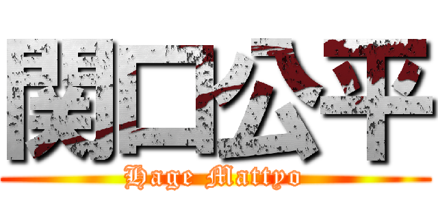 関口公平 (Hage Mattyo)