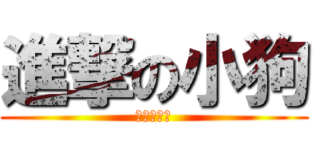 進撃の小狗 (晉級的烏龜)