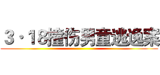 ３·１８撞伤男童逃逸案 ()
