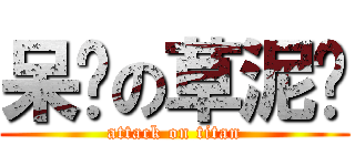 呆头の草泥马 (attack on titan)