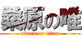 桑原の唯 (attack on titan)