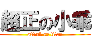 超正の小乖 (attack on titan)