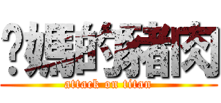 你媽的豬肉 (attack on titan)