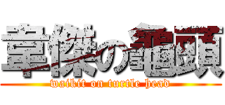 韋傑の龜頭 (waikit on turtle head)