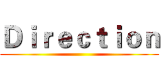 Ｄｉｒｅｃｔｉｏｎ ()