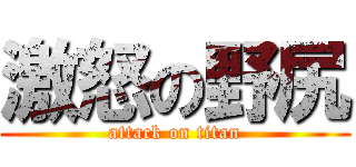 激怒の野尻 (attack on titan)