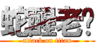 蛇醒老雞 (attack on titan)