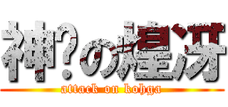 神擊の煌冴 (attack on kohga)