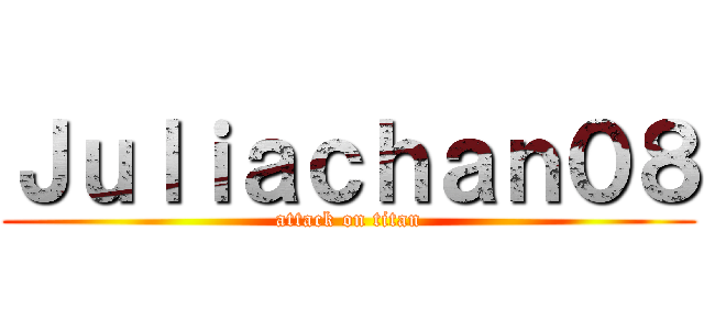 Ｊｕｌｉａｃｈａｎ０８ (attack on titan)