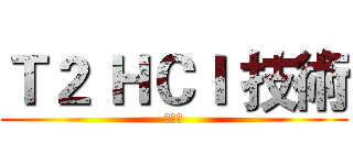 Ｔ２ ＨＣＩ 技術 (儲存篇)