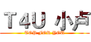 Ｔ４Ｕ  小卢 (TOP FOR YOU)