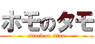 ホモのタモ (attack on titan)