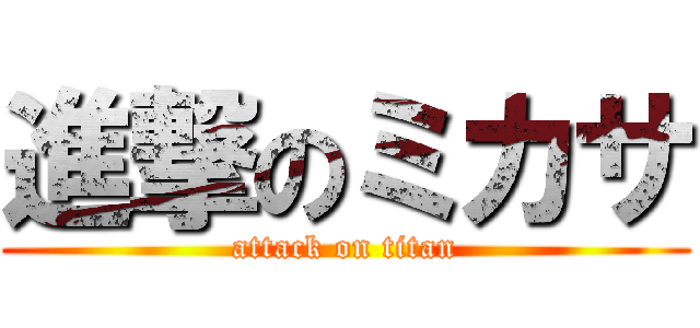 進撃のミカサ (attack on titan)