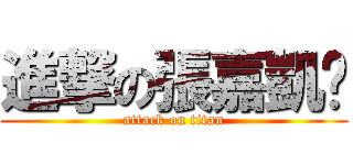 進撃の張嘉凱喔 (attack on titan)