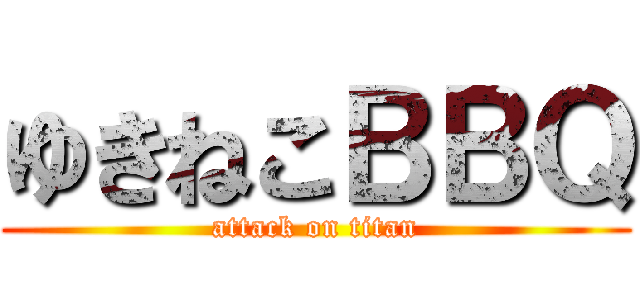 ゆきねこＢＢＱ (attack on titan)