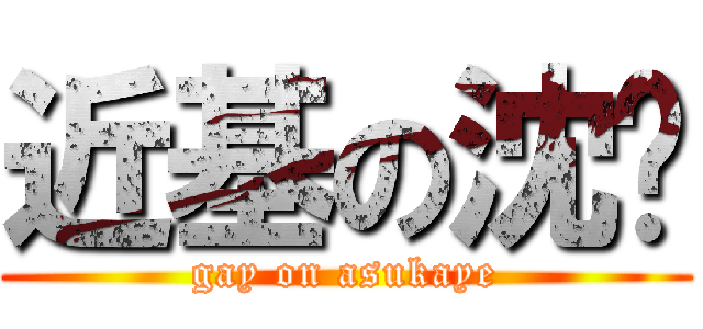 近基の沈阳 (gay on asukaye)