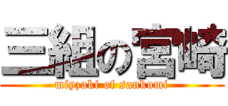 三組の宮崎 (miyzaki of sankumi)