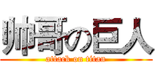 帅哥の巨人 (attack on titan)