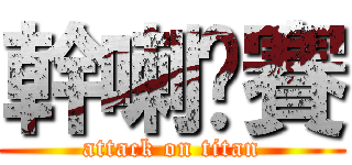 幹喇丟賽 (attack on titan)