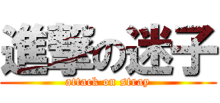 進撃の迷子 (attack on stray)