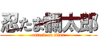 忍たま欄太郎 (attack on titan)