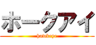 ホークアイ (hawkeye)