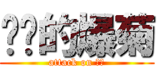 进擊的爆菊 (attack on 菊花)