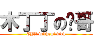 木丁丁の铮哥 (CYZ without dick)