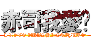 赤司我愛你 (I LOVE AKASHI SEIJURO)