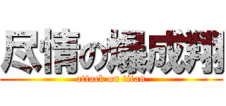 尽情の爆成翔 (attack on titan)