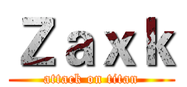 Ｚａｘｋ (attack on titan)