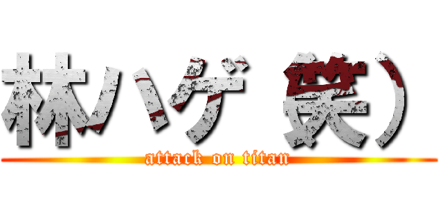 林ハゲ（笑） (attack on titan)