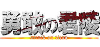 勇敢の君陵 (attack on titan)
