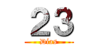 ２３ (Días)