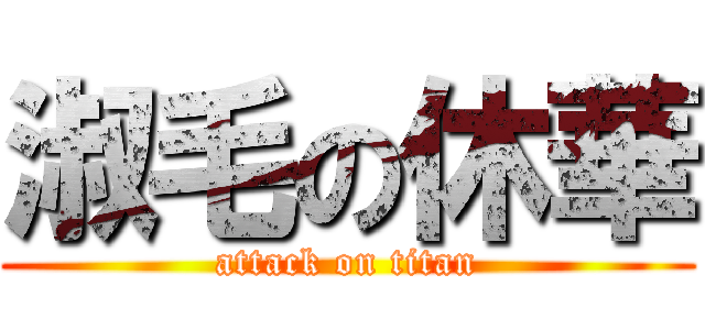 淑毛の休華 (attack on titan)
