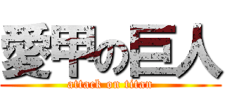 愛甲の巨人 (attack on titan)