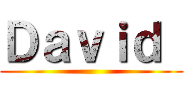 Ｄａｖｉｄ  ()